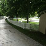 Picket fence and gate for McLaren VIP garden at Goodwood Festival of Speed
