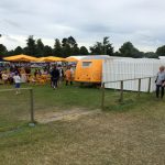 Back of house screening of commercial fridge for Veuve Cliquot at Goodwood Festival of Speed