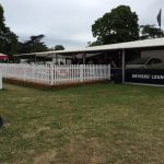 Picket fencing fixed to decking for Vauxhall at Goodwood Festival of Speed