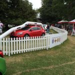 Picket fence installed at Goodwood Festival of Speed for the Vauxhall Family Area