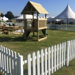 Creation of secure children's play area at Goodwood Revival